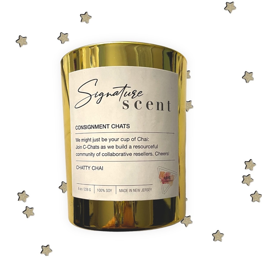 Chatty Chai Hand Poured Soy Wax Candle by Consignment Chats Libby & Molly